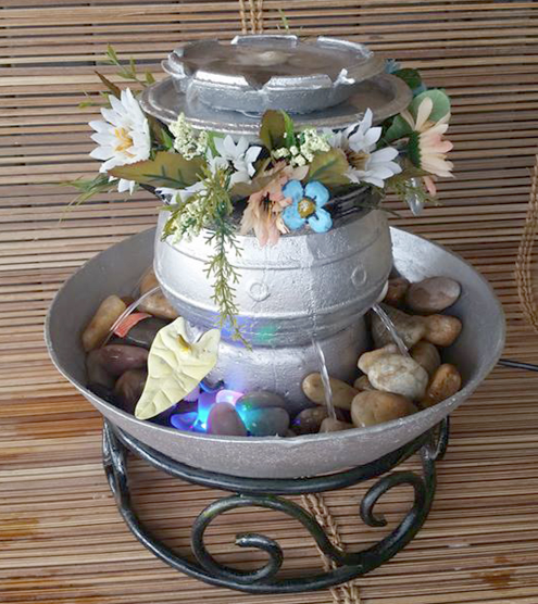 Making fountains out of waste - The ingenuity of Benjamin Ansah